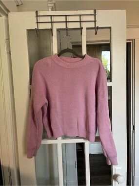 Abercrombie & Fitch Dusty Pink Crewneck Sweater